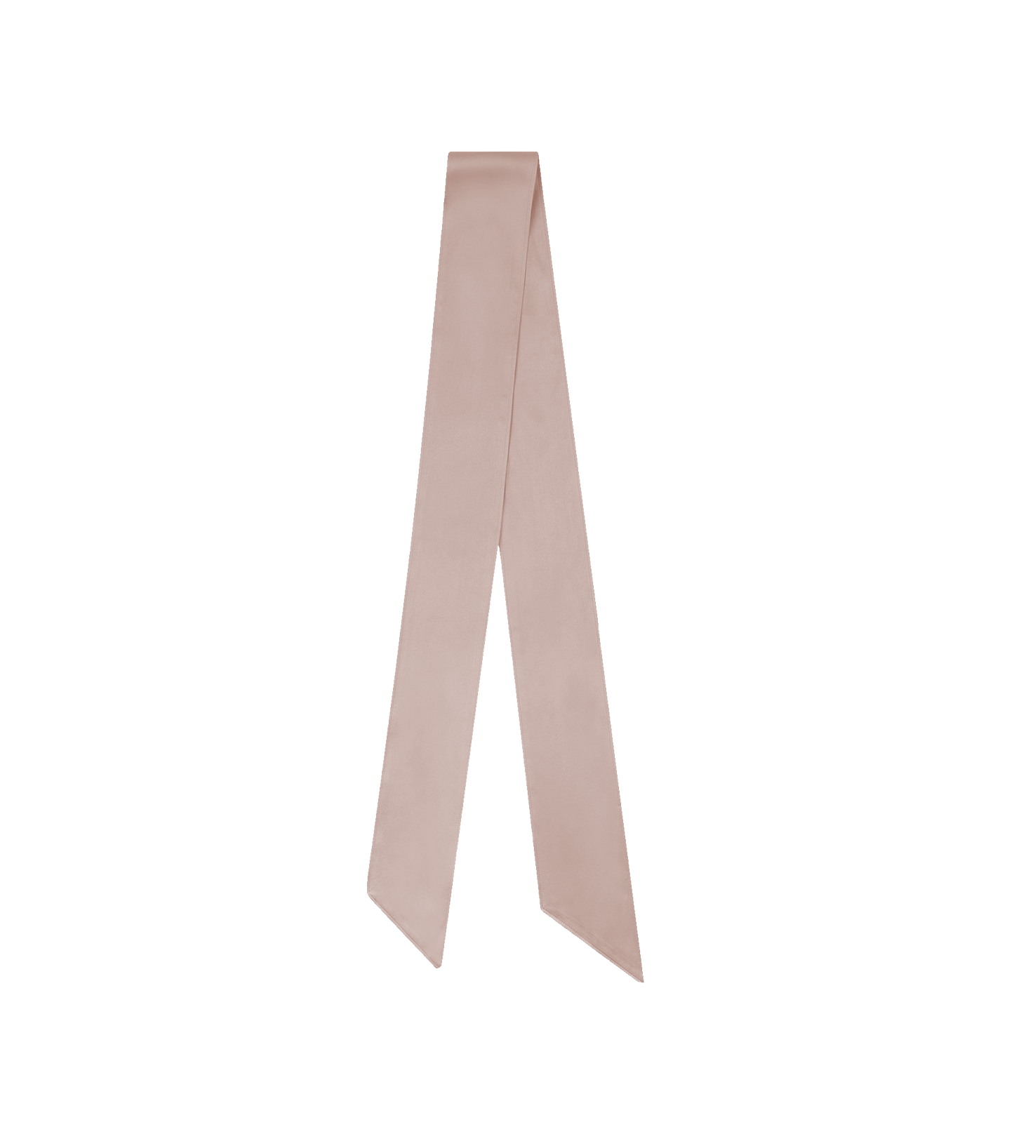 Silk Scarf for women in colour rose fawn, laid flat